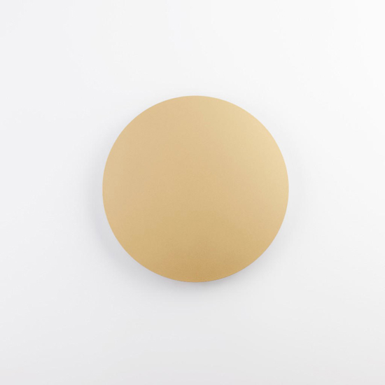 Applique da parete tonda oro led 3000k per soggiorno